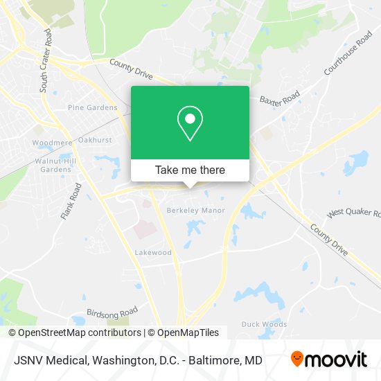 Mapa de JSNV Medical