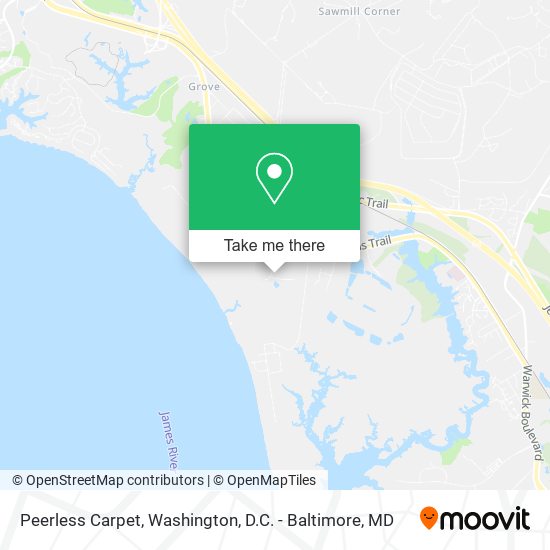 Peerless Carpet map