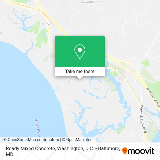 Ready Mixed Concrete map
