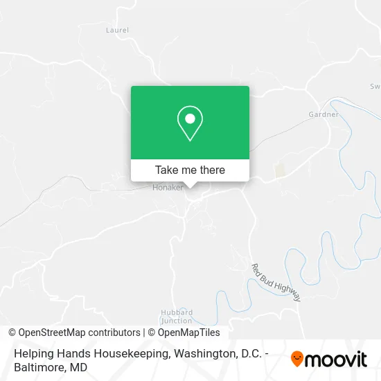 Helping Hands Housekeeping map