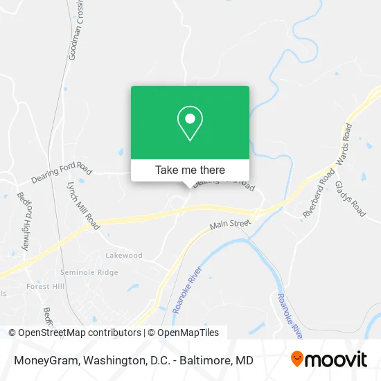 MoneyGram map