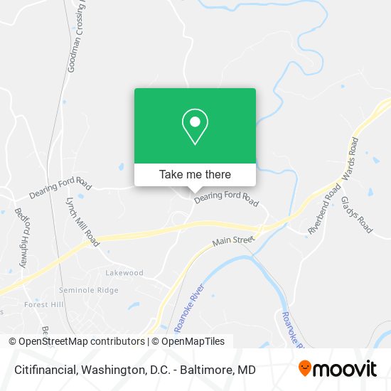 Citifinancial map