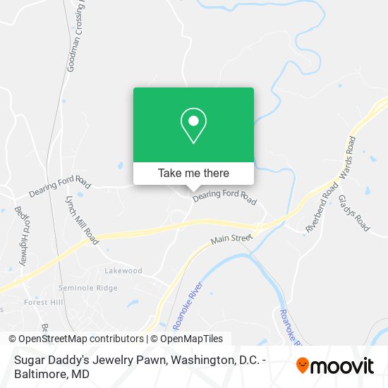 Mapa de Sugar Daddy's Jewelry Pawn