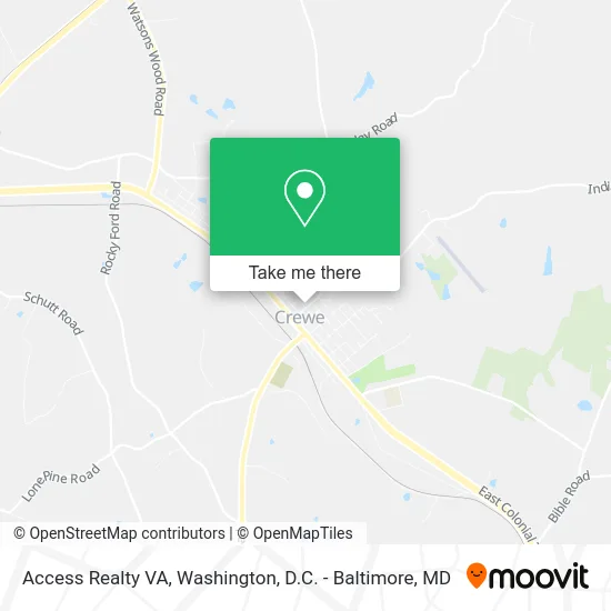 Access Realty VA map