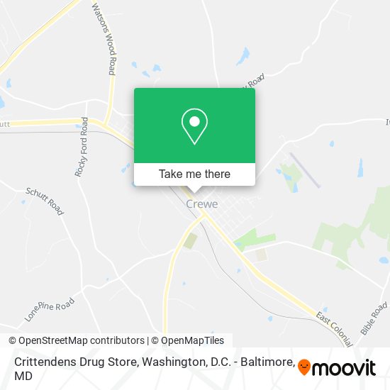 Crittendens Drug Store map