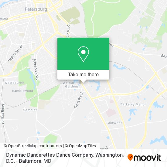 Dynamic Dancerettes Dance Company map
