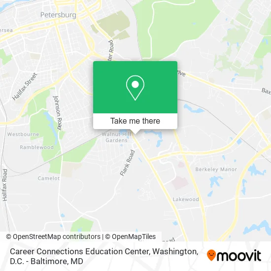 Mapa de Career Connections Education Center