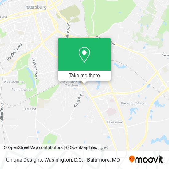 Unique Designs map