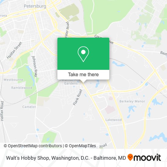 Mapa de Walt's Hobby Shop