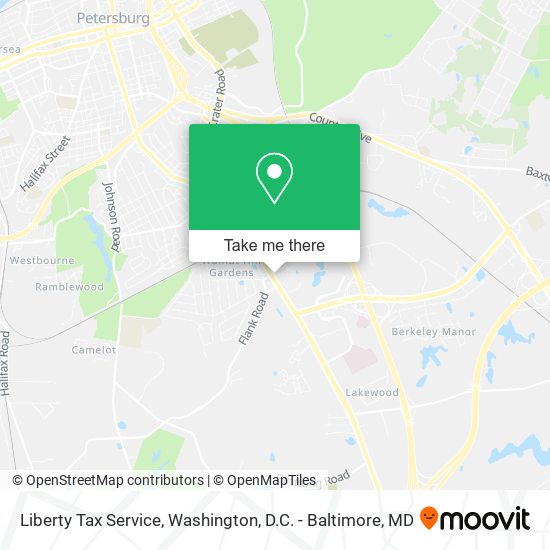 Liberty Tax Service map