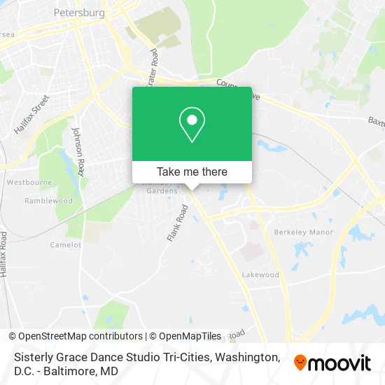 Mapa de Sisterly Grace Dance Studio Tri-Cities