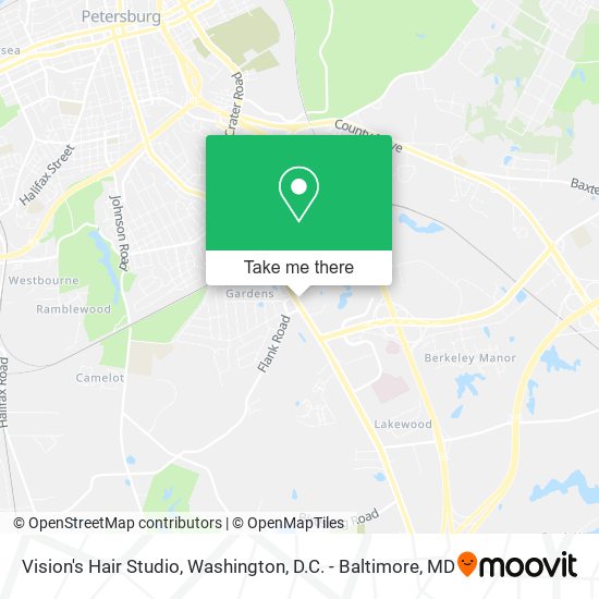 Mapa de Vision's Hair Studio