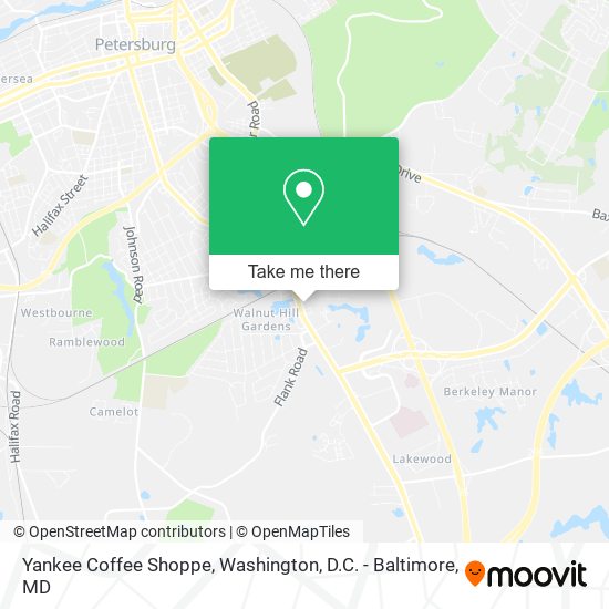 Yankee Coffee Shoppe map