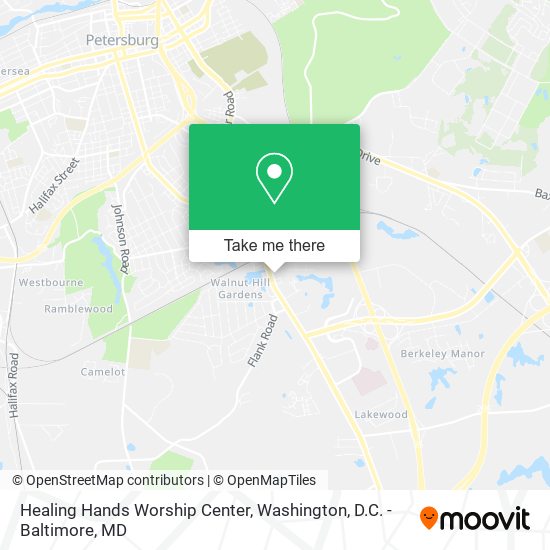 Mapa de Healing Hands Worship Center