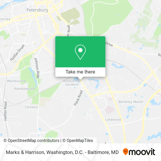 Marks & Harrison map