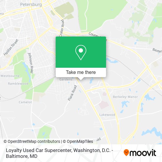 Mapa de Loyalty Used Car Supercenter