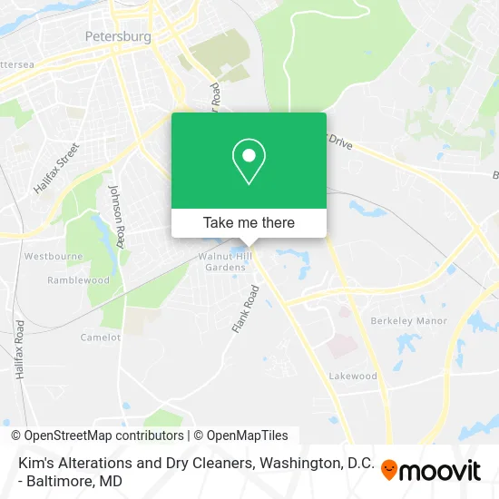 Kim's Alterations and Dry Cleaners map