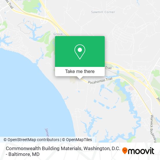 Commonwealth Building Materials map