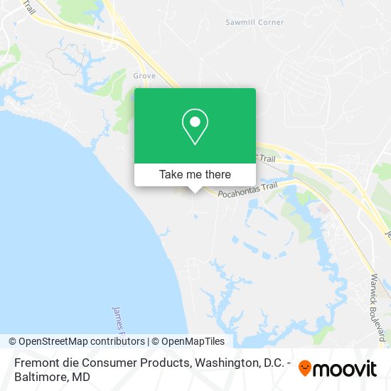 Fremont die Consumer Products map