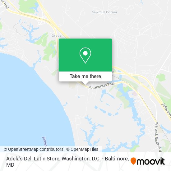 Adela's Deli Latin Store map