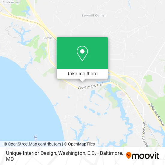 Unique Interior Design map