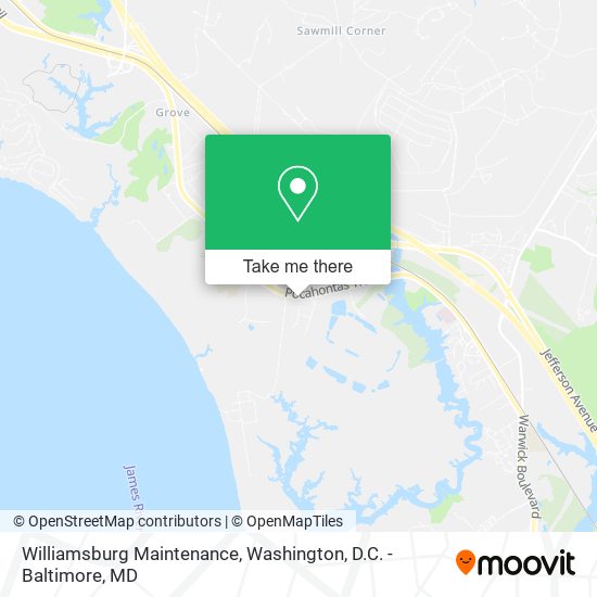 Williamsburg Maintenance map