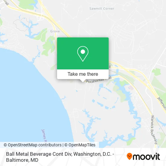 Ball Metal Beverage Cont Div map