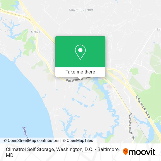 Climatrol Self Storage map