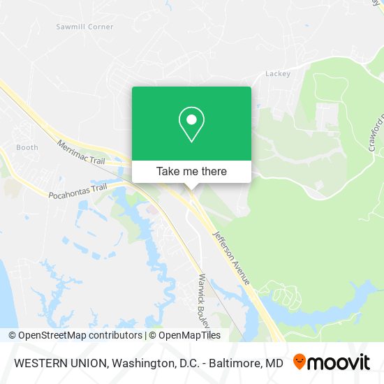 Mapa de WESTERN UNION