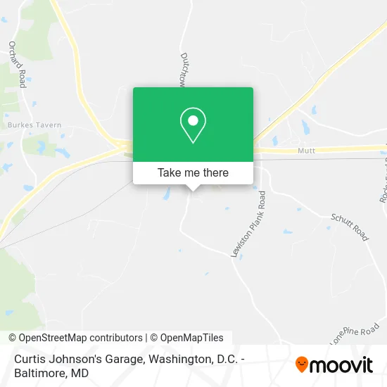 Curtis Johnson's Garage map