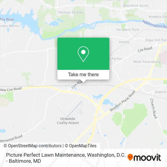 Picture Perfect Lawn Maintenance map