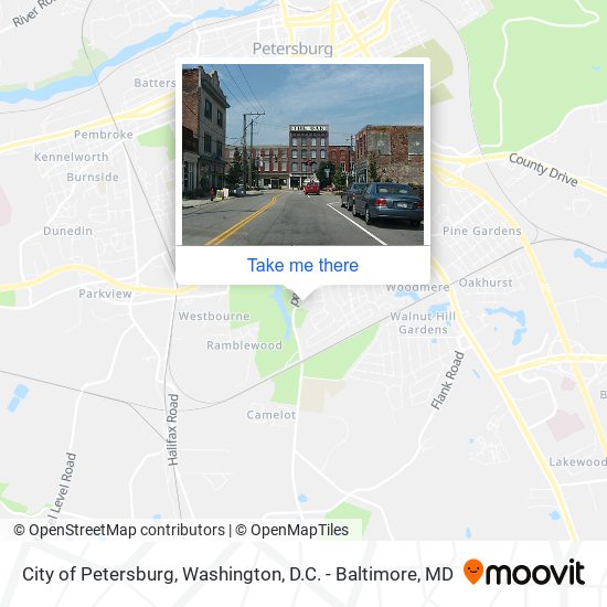 City of Petersburg map