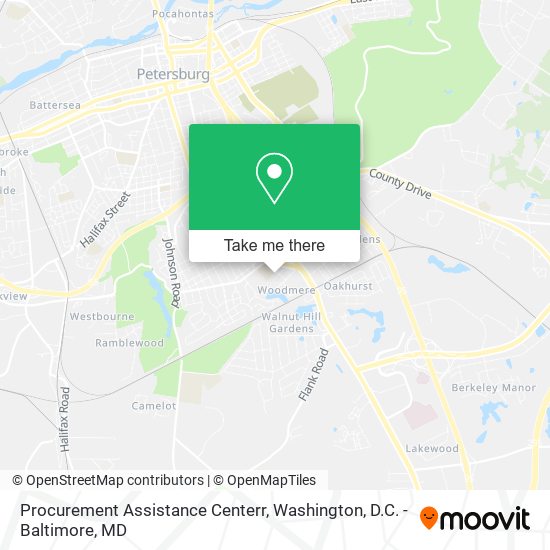 Procurement Assistance Centerr map