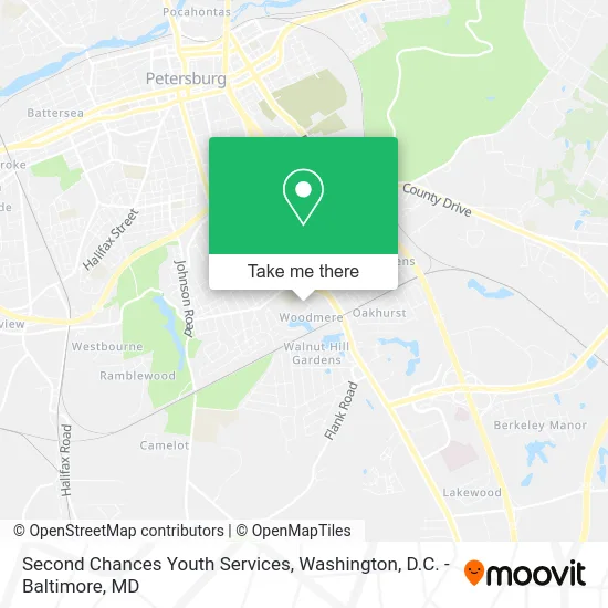 Second Chances Youth Services map