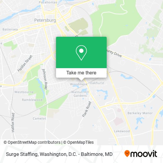 Surge Staffing map