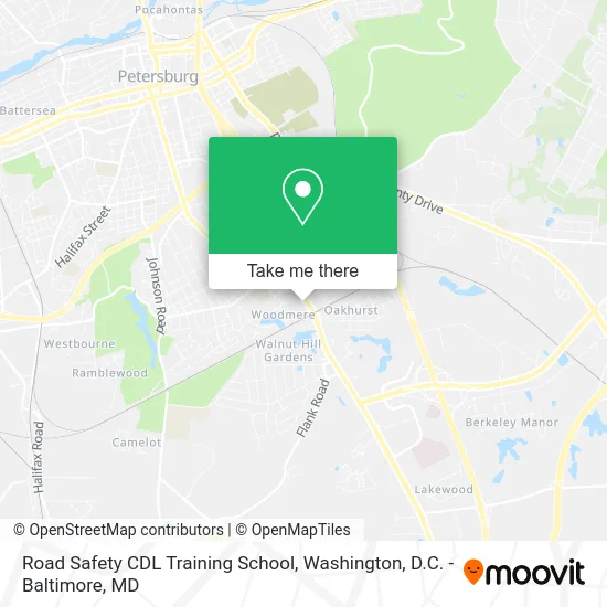 Road Safety CDL Training School map