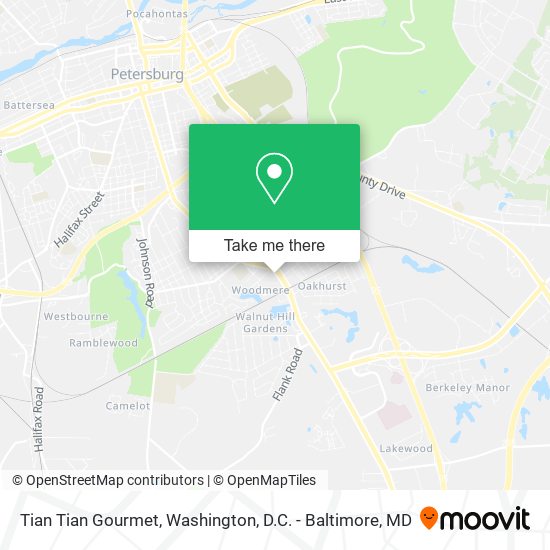 Tian Tian Gourmet map