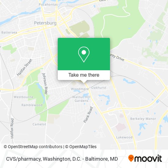 CVS/pharmacy map