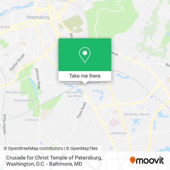 Mapa de Crusade for Christ Temple of Petersburg