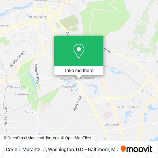 Corin T Marantz Dr map