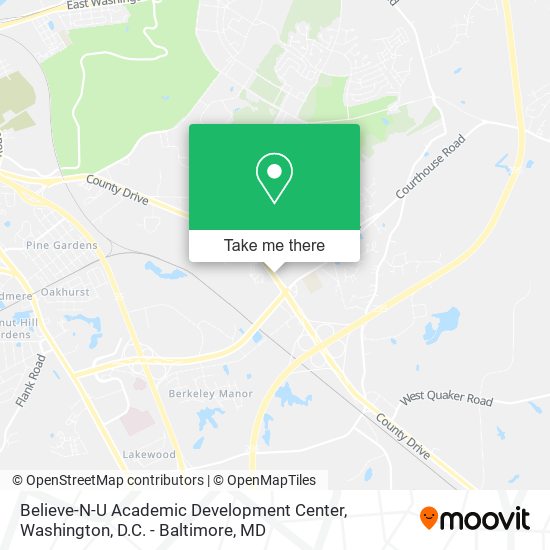 Mapa de Believe-N-U Academic Development Center