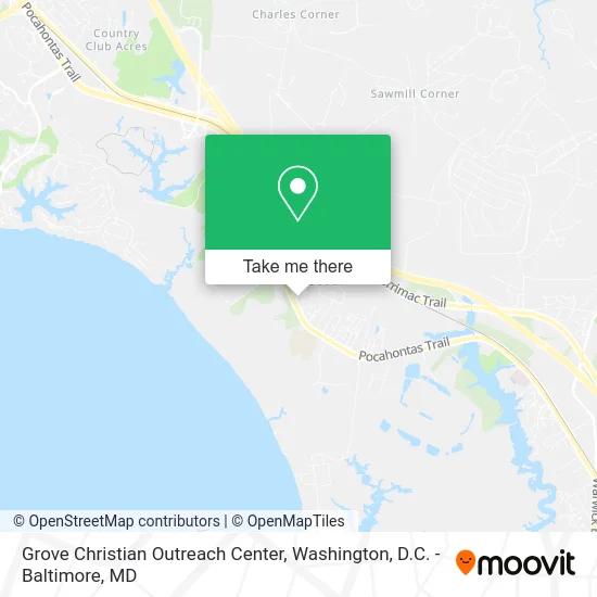 Grove Christian Outreach Center map