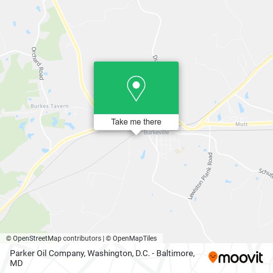 Parker Oil Company map