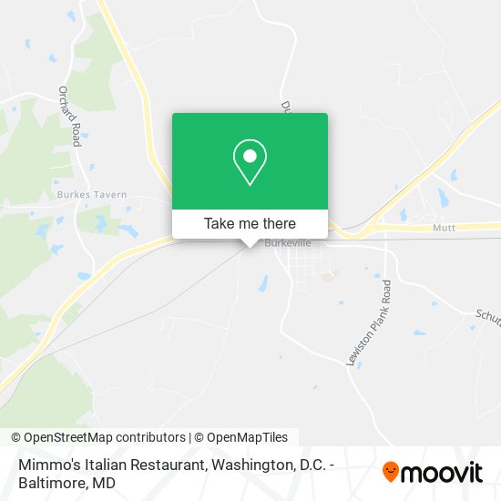 Mimmo's Italian Restaurant map