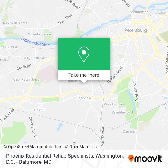 Phoenix Residential Rehab Specialists map