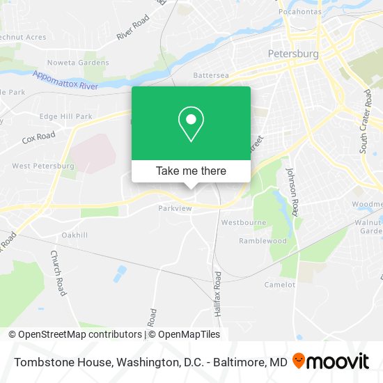 Mapa de Tombstone House