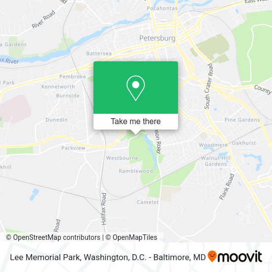 Mapa de Lee Memorial Park