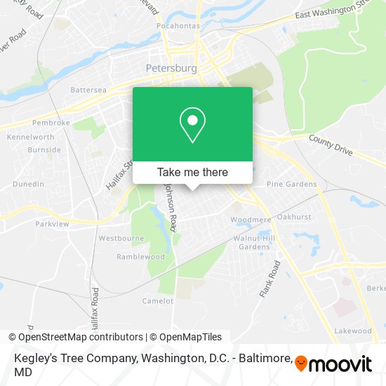 Mapa de Kegley's Tree Company