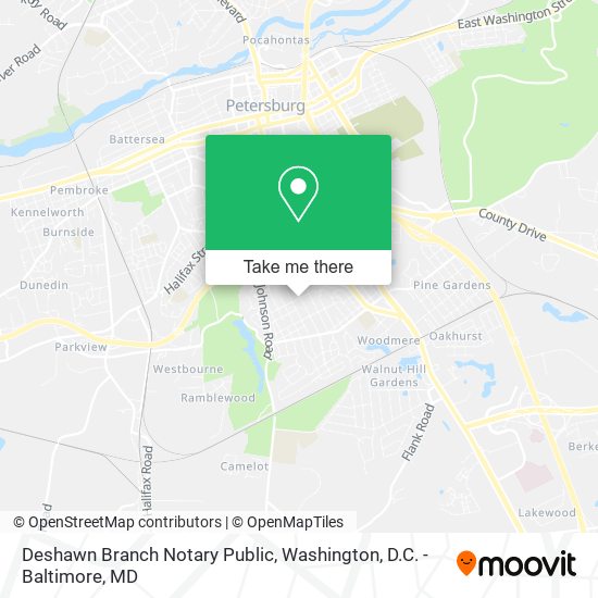 Deshawn Branch Notary Public map