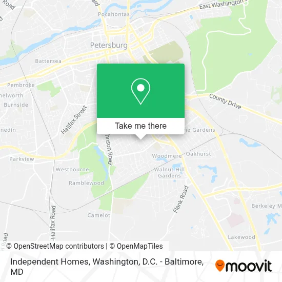 Independent Homes map